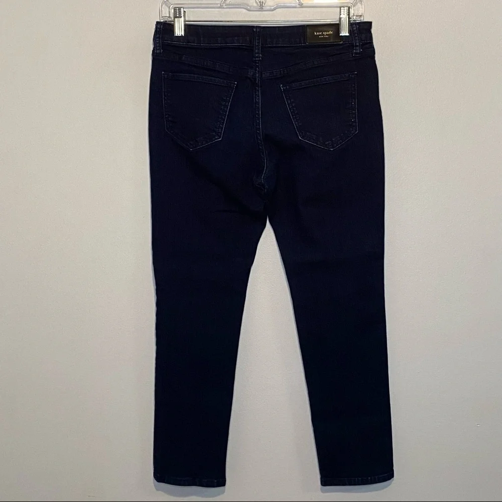 Kate Spade Broome Street Straight Leg Ankle Crop Jeans Size 27